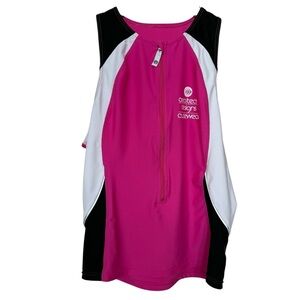 Women's Aero Tech Triathlon Tank Top L/XL Multicolor Sleeveless Athletic Sports